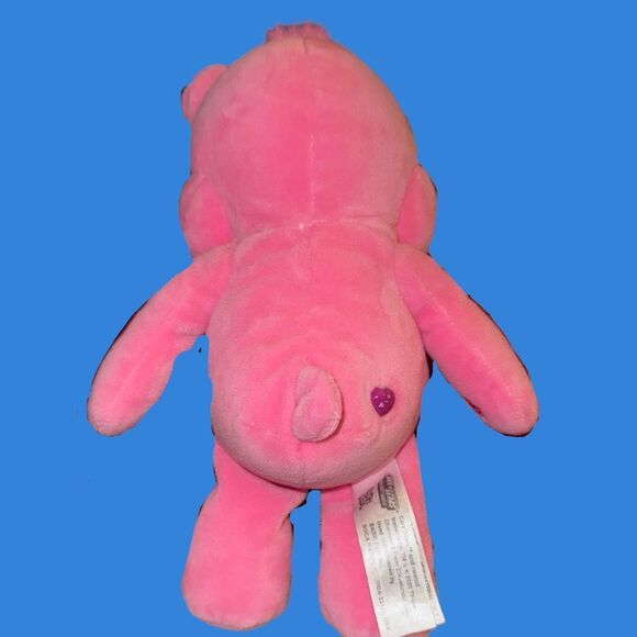 Basic Fun Care Bears Cheer Bear Pink Plush Stuffed Animal 8” - Picture 3 of 6